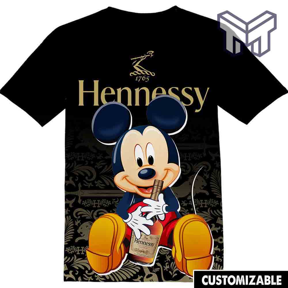 Hennessy Mickey 3D T-Shirt ,All Over 3D Printed Shirts - Image 2