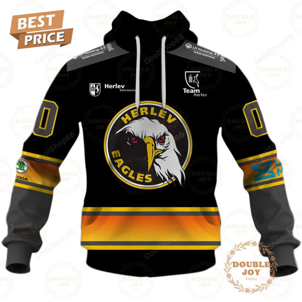 Herlev Eagles Jersey Style Hoodie - Image 2