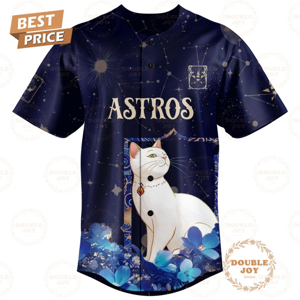 Houston Astros Cat Version Tarot 2025 Special Edition Baseball Jersey - Image 2