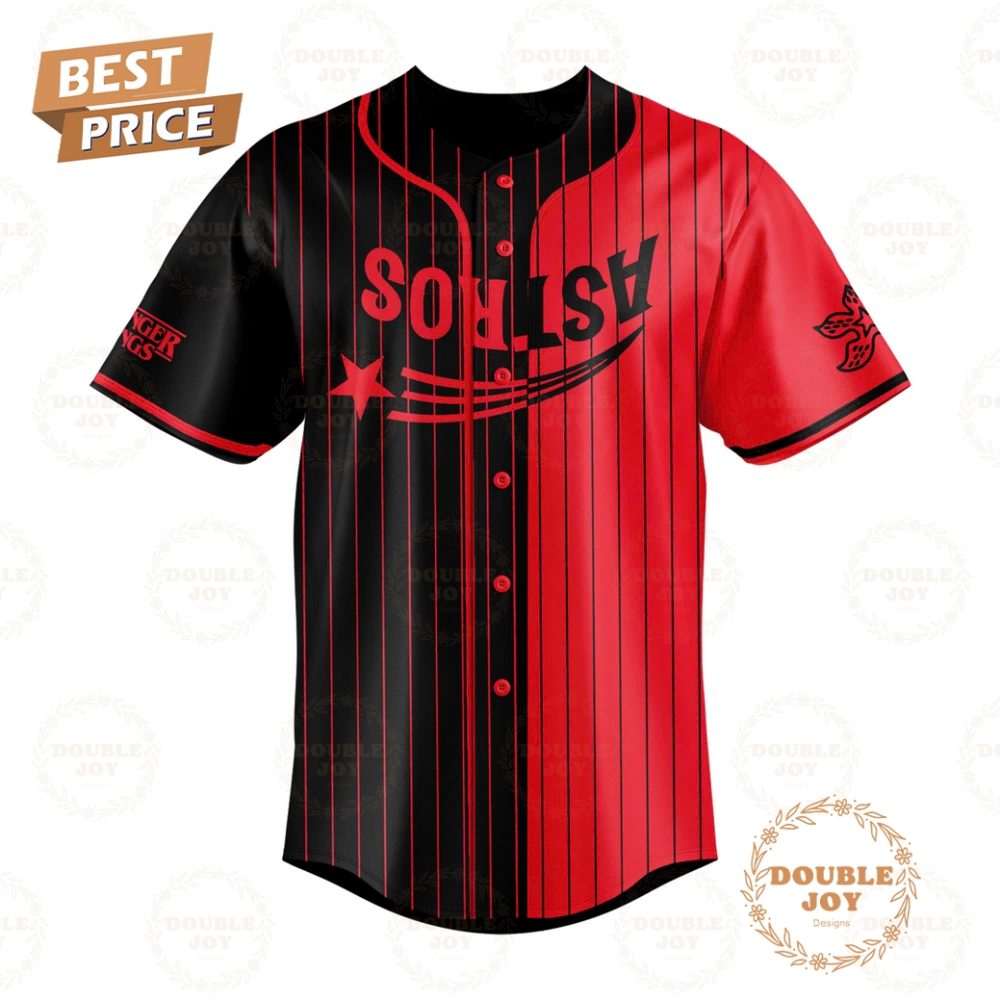Houston Astros Stranger Things Night 2025 Special Edition Baseball Jersey - Image 2