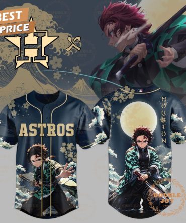 Houston Astros Tanjiro Kamado X Demon Slayer: Kimetsu No Yaiba 2025 Limited Edition Baseball Jersey