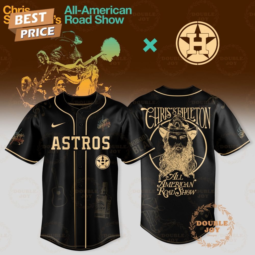 Houston Astros X Chris Stapleton Show 2025 All American Road Baseball Jersey