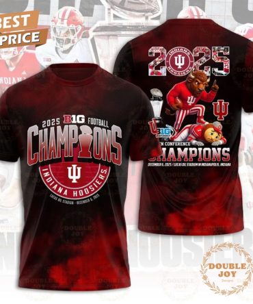 Indiana Hoosiers 2025 B1G Champions T-Shirt, Hoodie