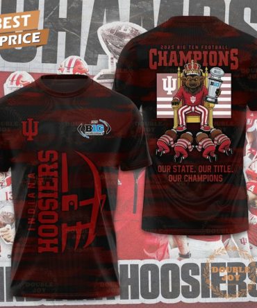 Indiana Hoosiers 2025 Big Ten Champions Special Edition T-Shirt, Hoodie