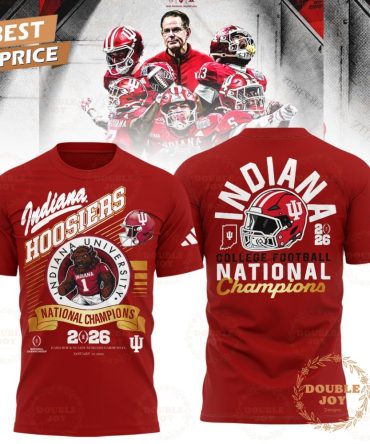 Indiana Hoosiers National Champs 2026 T-Shirt, Hoodie - Red