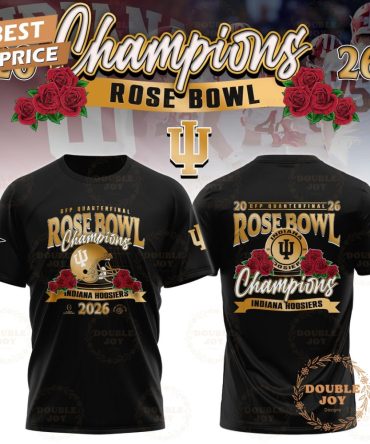 Indiana Hoosiers Rose Bowl Champions 2026 Gold Design T-Shirt, Hoodie
