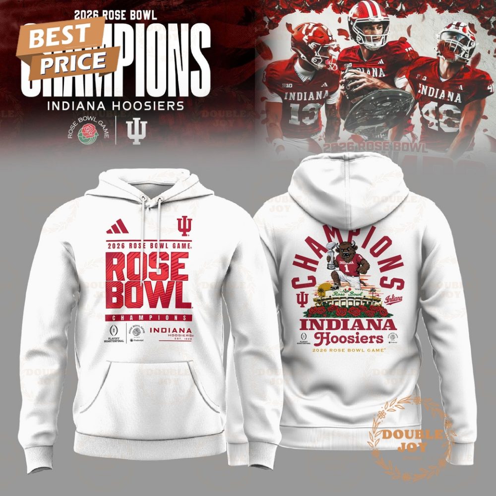 Indiana Hoosiers Rose Bowl Game Champions 2026 T-Shirt, Hoodie - Image 2
