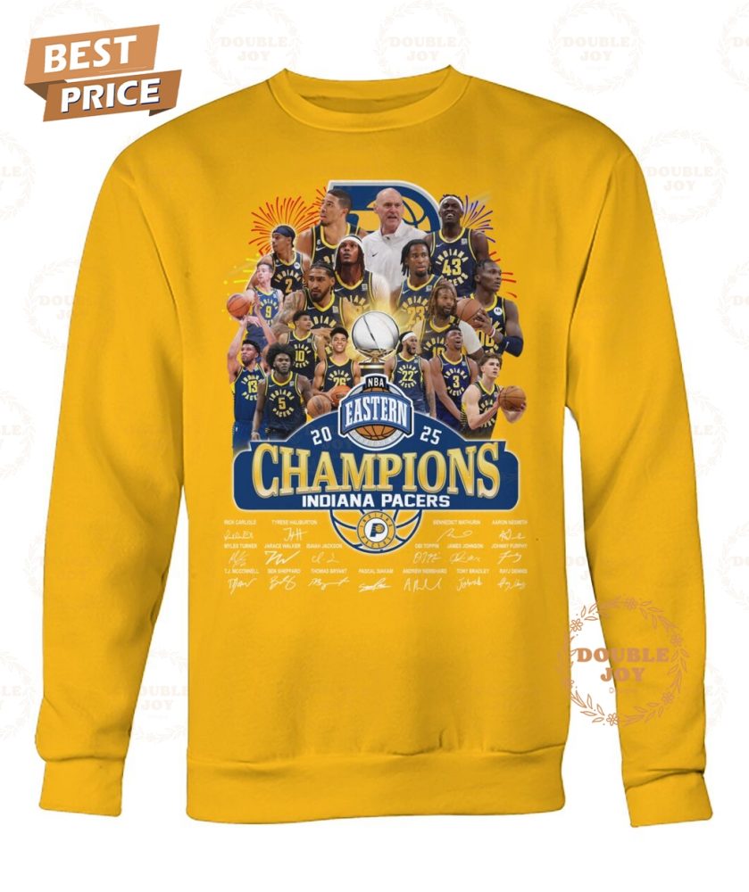 Indiana Pacers Nba Eastern 2025 Champions T-Shirt - Image 2