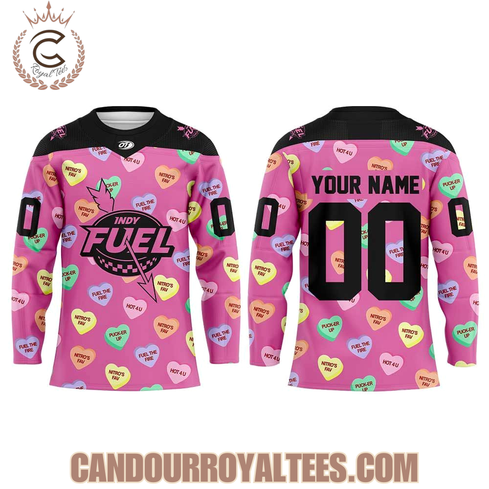 Indy Fuel Valentine’S Day Hockey Jersey - Image 2