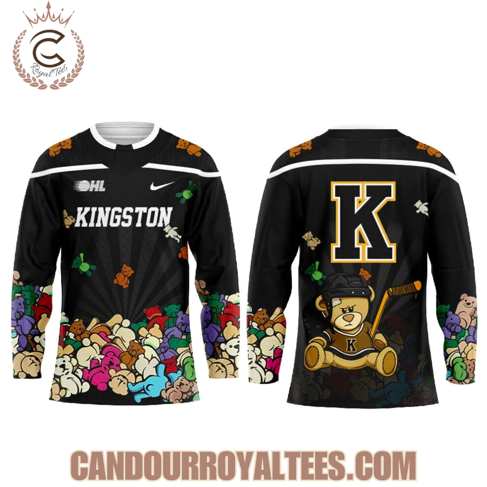 Kingston Frontenacs Teddy Bear Toss Night Jersey - Image 2