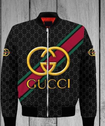 Gucci Golden Logo Bomber Jacket Clothing Outfit For Men Women