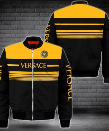 Versace Luxury Bomber Jacket Clothing Outfit For Men Women