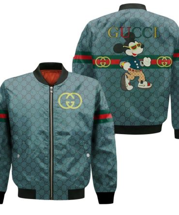 Gucci Bomber Jacket Mickey Mouse Luxury Brand Clothing Clothes Outfit For Men Women 18