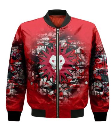 Loyola Marymount Lions Bomber Jacket 3D Printed Camouflage Vintage