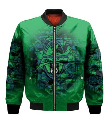 Mississauga Eagles Fc Bomber Jacket 3D Printed Camouflage Vintage