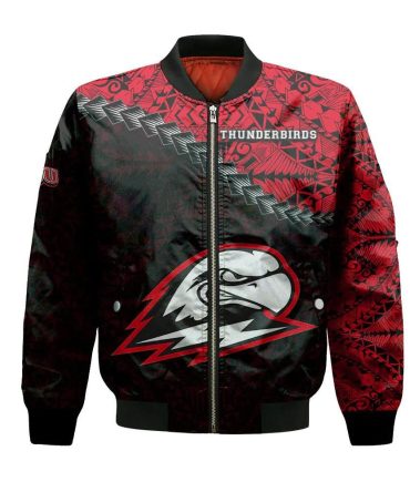 Southern Utah Thunderbirds Bomber Jacket 3D Printed Grunge Polynesian Tattoo