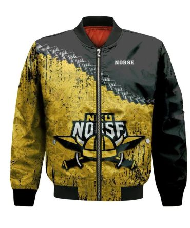 Northern Kentucky Norse Bomber Jacket 3D Printed Grunge Polynesian Tattoo