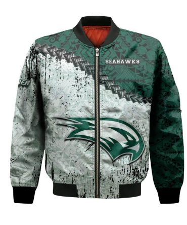 Wagner Seahawks Bomber Jacket 3D Printed Grunge Polynesian Tattoo