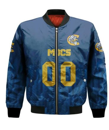 Chattanooga Mocs Bomber Jacket 3D Printed Team Logo Custom Text And Number