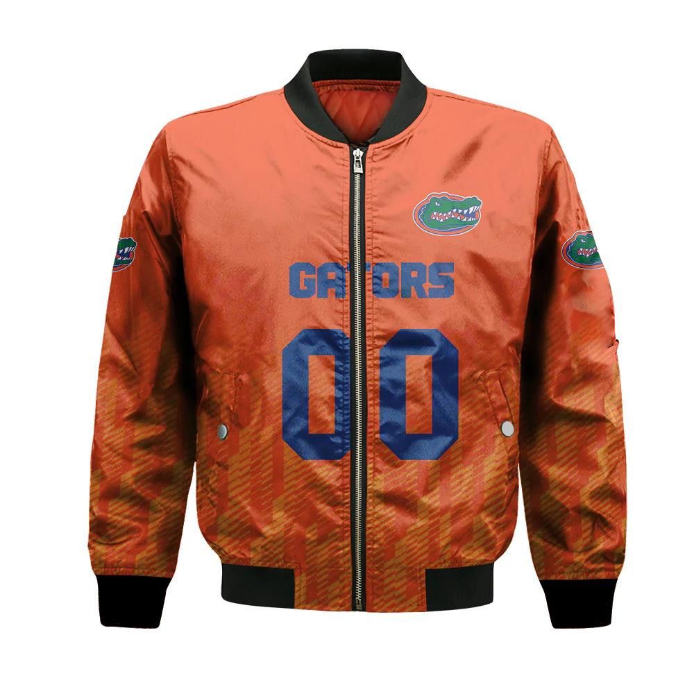 Florida Gators Bomber Jacket 3D Printed Team Logo Custom Text And Number
