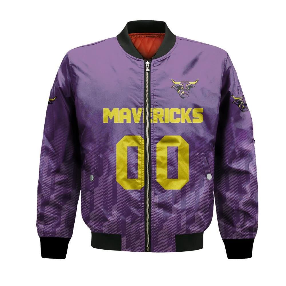 Minnesota State Mavericks Bomber Jacket 3D Printed Team Logo Custom Text And Number
