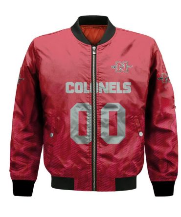 Nicholls Colonels Bomber Jacket 3D Printed Team Logo Custom Text And Number
