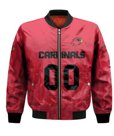 Lamar Cardinals Bomber Jacket 3D Printed Team Logo Custom Text And Number
