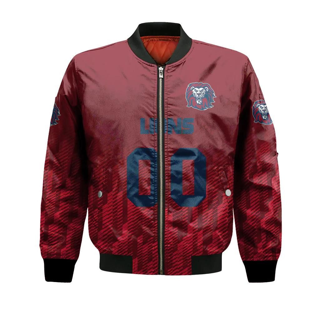 Loyola Marymount Lions Bomber Jacket 3D Printed Team Logo Custom Text And Number