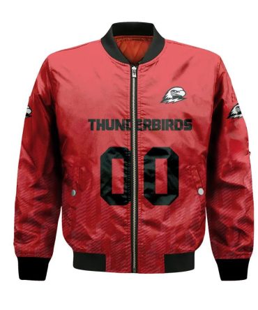 Southern Utah Thunderbirds Bomber Jacket 3D Printed Team Logo Custom Text And Number