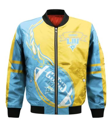 Liu Sharks Bomber Jacket 3D Printed Flame Ball Pattern