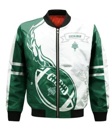 Trent Excalibur Bomber Jacket 3D Printed Flame Ball Pattern