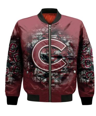 Colgate Raiders Bomber Jacket 3D Printed Camouflage Vintage