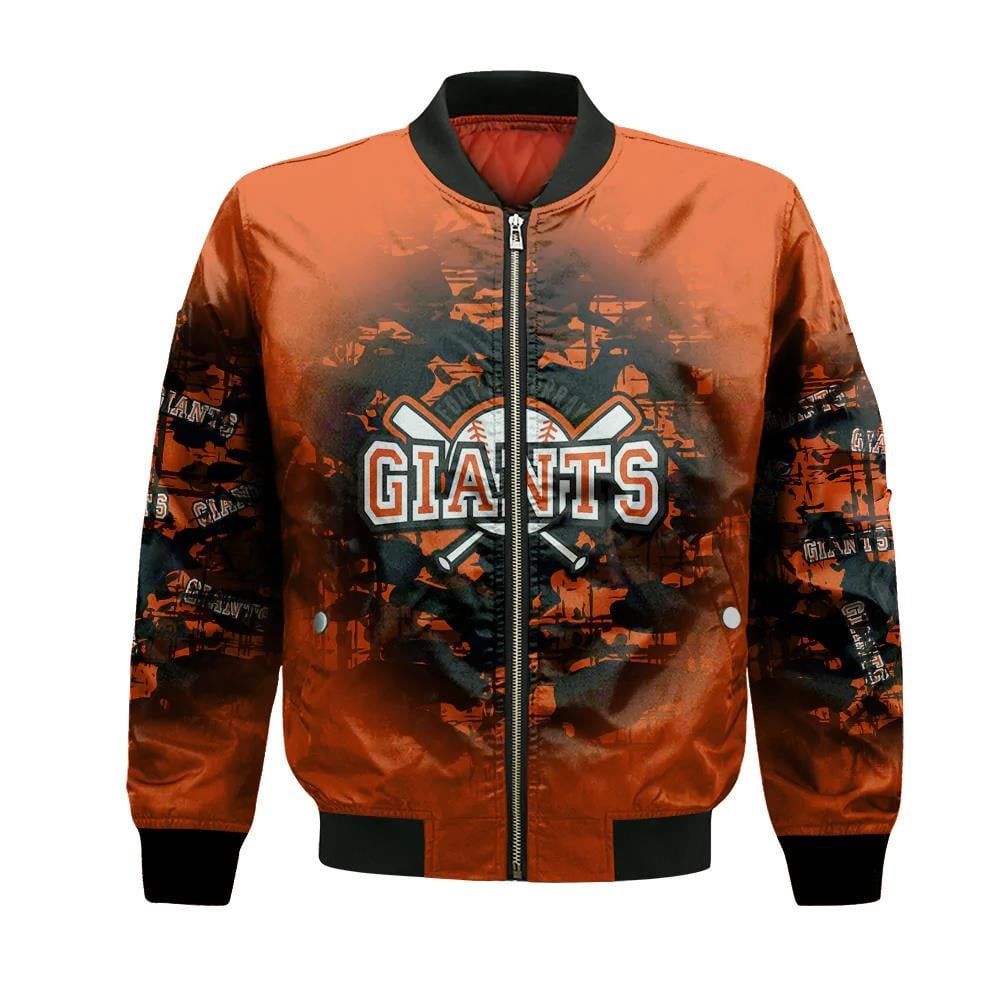 Fort Mcmurray Giants Bomber Jacket 3D Printed Camouflage Vintage