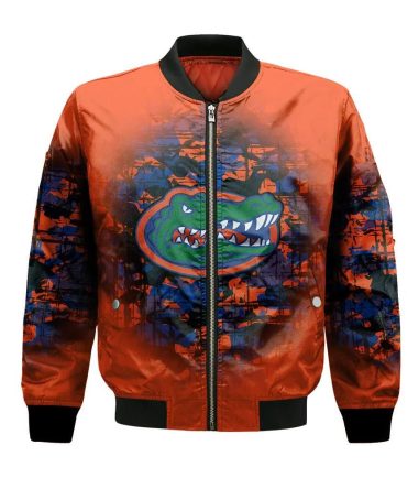 Florida Gators Bomber Jacket 3D Printed Camouflage Vintage