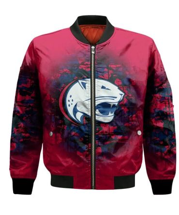 South Alabama Jaguars Bomber Jacket 3D Printed Camouflage Vintage