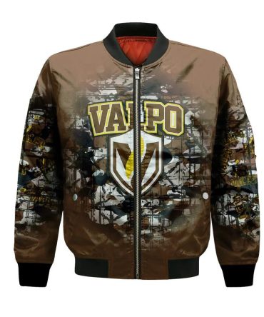 Valparaiso Beacons Bomber Jacket 3D Printed Camouflage Vintage
