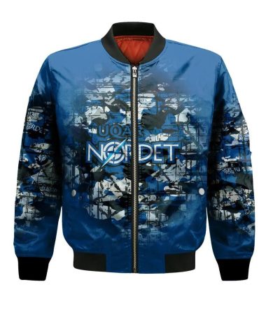 Uqar Nordet Bomber Jacket 3D Printed Camouflage Vintage