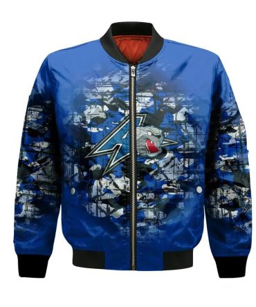 Unc Asheville Bulldogs Bomber Jacket 3D Printed Camouflage Vintage