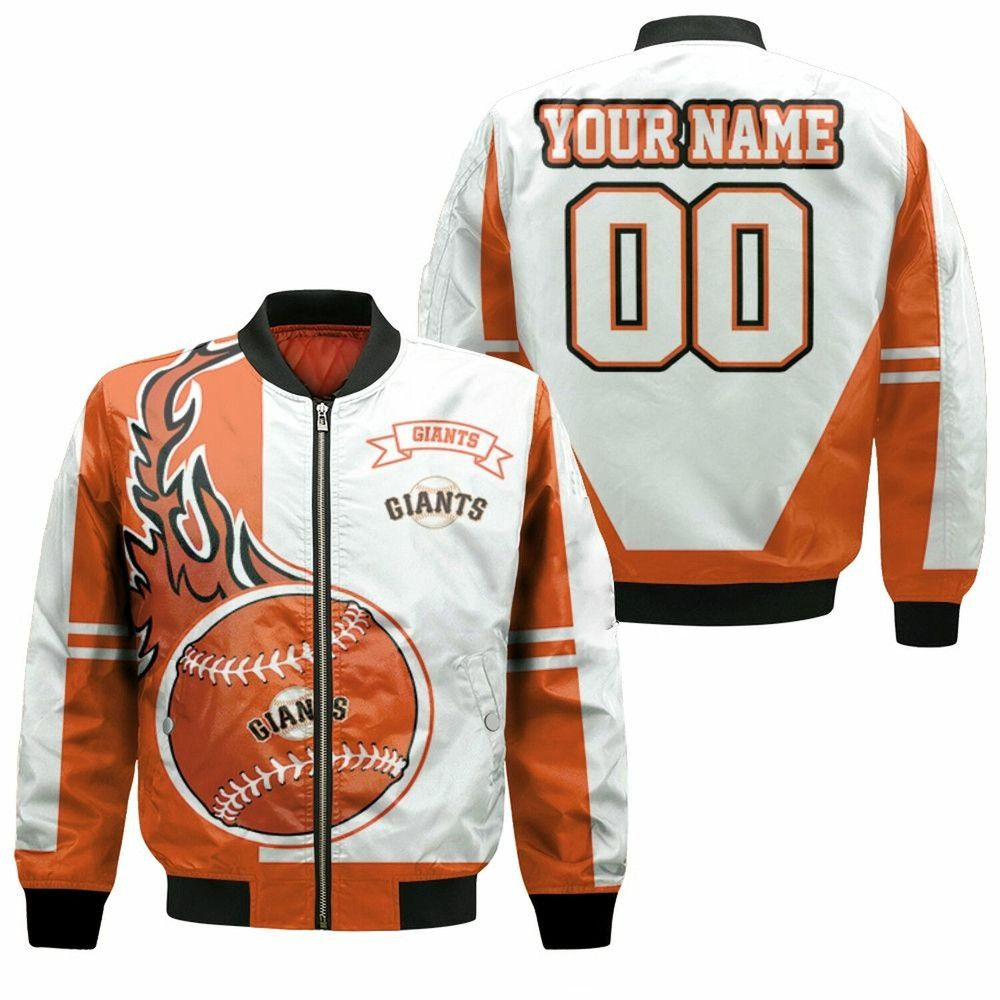 San Francisco Giants 3D Customized Pattern Bomber Jacket