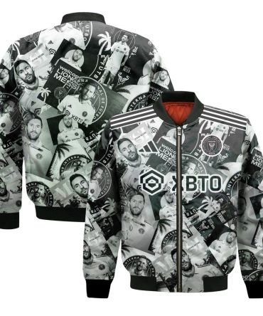 Lionel Messi 10 Inter Miami Fc Inspire Greatness 3D Printing Bomber Jacket