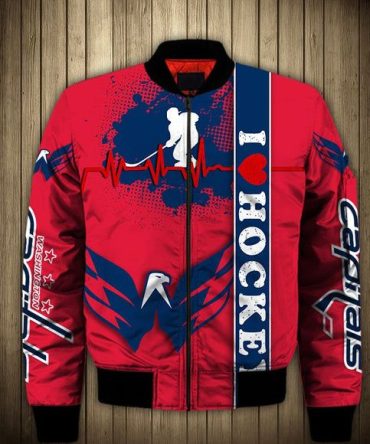 Men'S Washington Capitals Jacket 3D