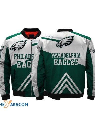 Jacket Men Philadelphia American Football Philly Eagles Super Bowl For Bomber Jacket Outerwear Christmas Gift