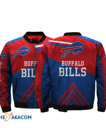 Jackets 3D Fullprint Buffalo American Football Team Bisons Bills Team For Men Bomber Jacket Outerwear Christmas Gift