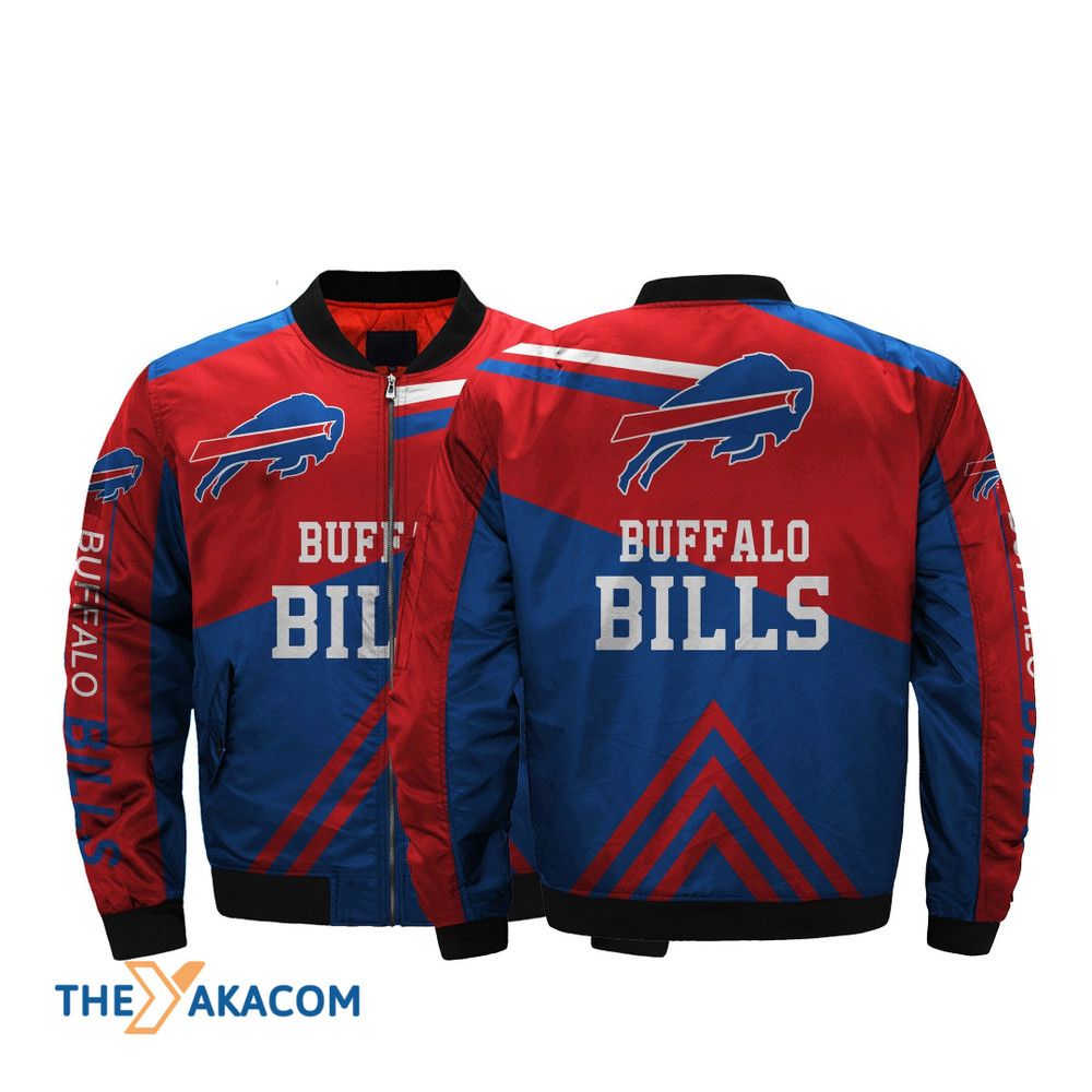 Jackets 3D Fullprint Buffalo American Football Team Bisons Bills Team For Men Bomber Jacket Outerwear Christmas Gift
