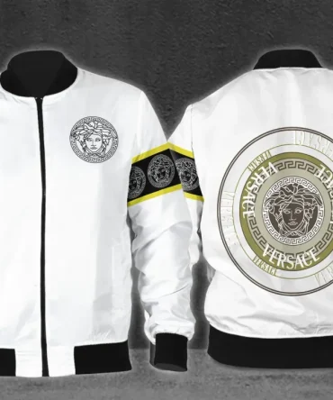 Versace Bomber Jacket Luxury Brand Clothing Clothes Outfit For Men Women 23