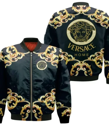 Versace Bomber Jacket Luxury Brand Clothing Clothes Outfit For Men Women 22