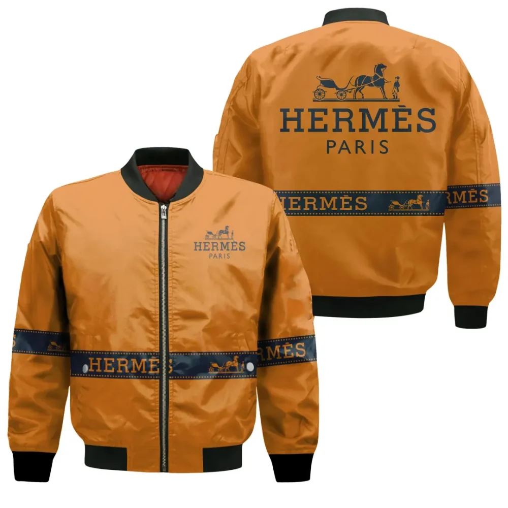 Hermes Bomber Jacket Luxury Brand Clothing Clothes Outfit For Men Women