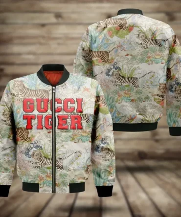 Gucci Tiger Bomber Jacket Luxury Brand Clothing Clothes Outfit For Men