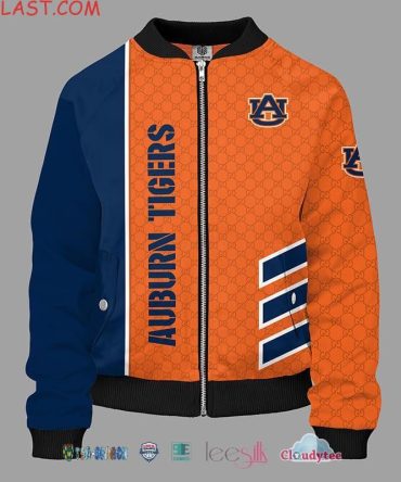 Auburn Tigers Ncaa Gucci 3D Bomber Jacket