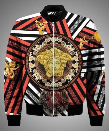 Versace Bomber Jacket Luxury Brand Clothing Clothes Outfit For Men Women 08